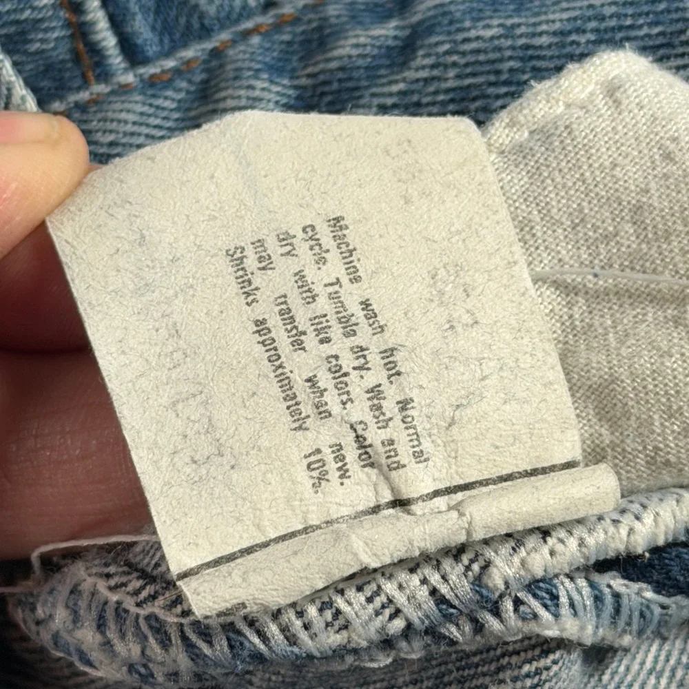 Vintage Levis 501 Light Wash Straight Leg Denim Jeans Blue 28x30 USA Made